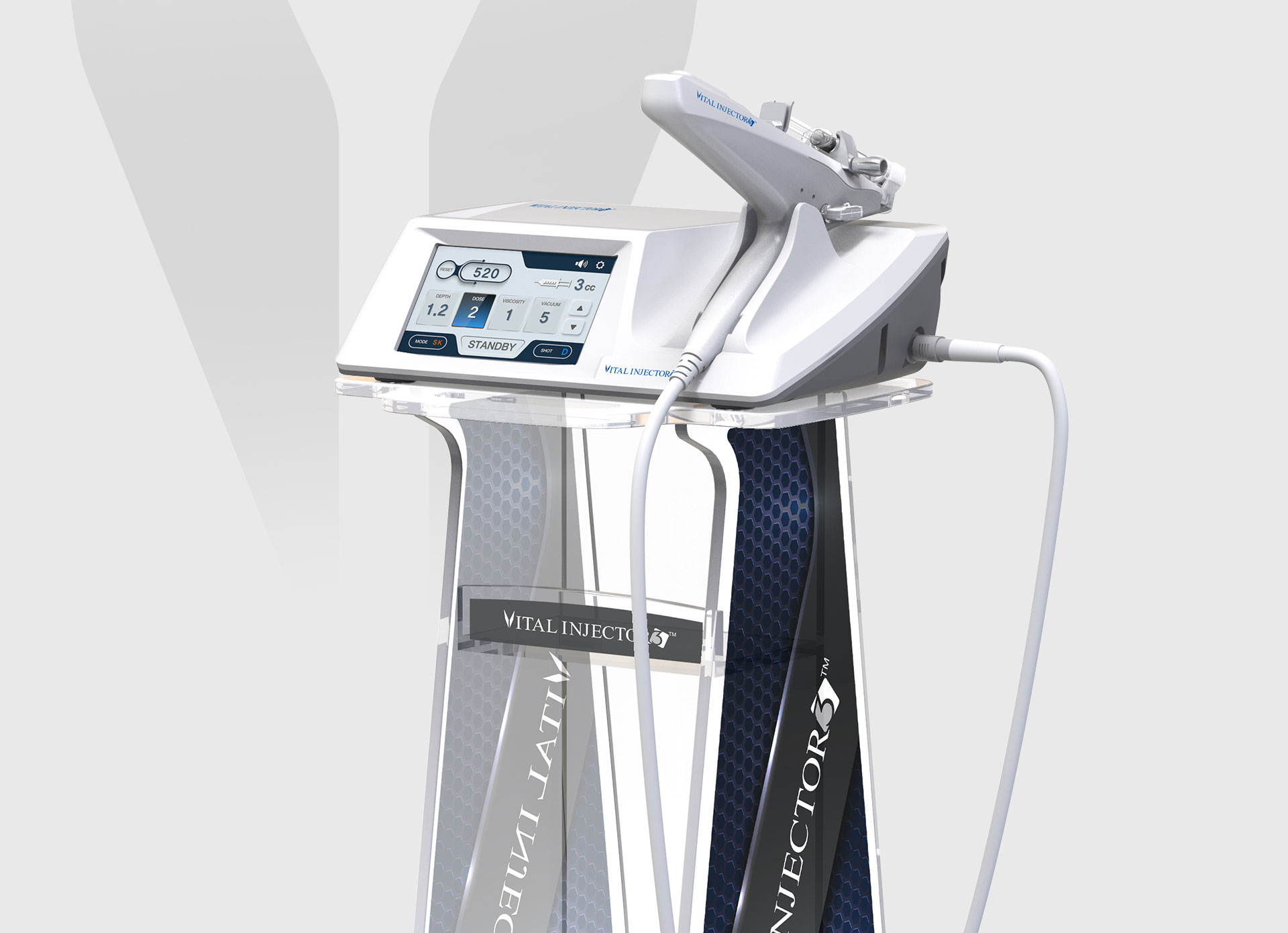 9本針で均一に薬剤を注入